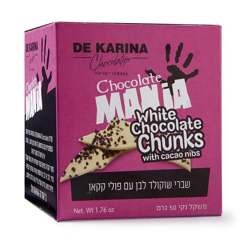 מניה-שברי שוקולד לבן