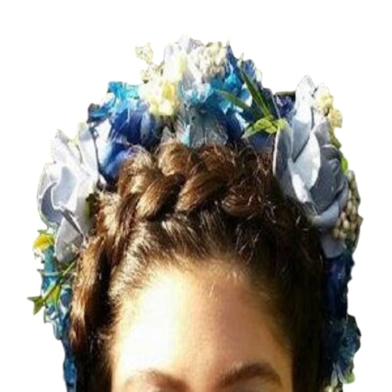 שושניתוש זר מלאכותי לראש 